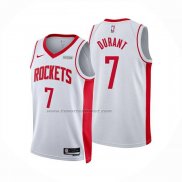 Maglia Houston Rockets Kevin Durant No 7 Association 2025-26 Bianco