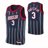 Maglia Houston Rockets Kevin Porter JR. #3 Citta 2021-22 Blu