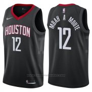 Maglia Houston Rockets Luc Mbah A Moute #12 Statement 2017-18 Nero