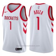 Maglia Houston Rockets Trevor Ariza #1 Swingman Association 2017-18 Bianco