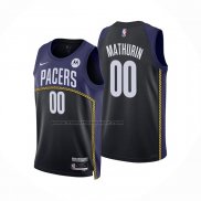 Maglia Indiana Pacers Bennedict Mathurin #00 Citta 2022-23 Blu