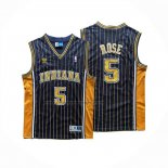 Maglia Indiana Pacers Jalen Rose No 5 Blu