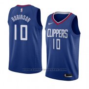 Maglia Los Angeles Clippers Jerome Robinson #10 Icon 2018 Blu