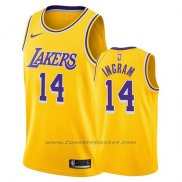 Maglia Los Angeles Lakers Brandon Ingram #14 Icon 2018 Giallo