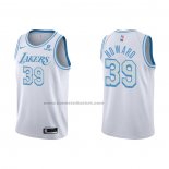 Maglia Los Angeles Lakers Dwight Howard NO 39 Citta 2021-22 Bianco