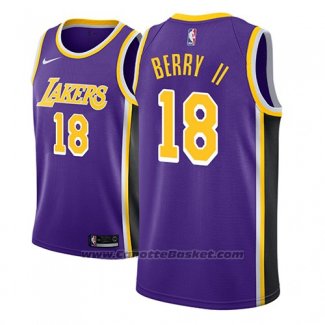 Maglia Los Angeles Lakers Joel Berry Ii #18 Statement 2018-19 Viola