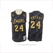 Maglia Los Angeles Lakers Kobe Bryant #24 Hardwood Classics Nero