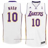 Maglia Los Angeles Lakers Steve Nash #10 Bianco