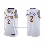 Maglia Los Angeles Lakers Wayne Ellington NO 2 Association 2021-22 Bianco