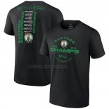 Maglia Manica Corta Boston Celtics 2024 Eastern Conference Champions Jump Ball Roster Nero