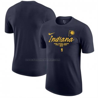 Maglia Manica Corta Indiana Pacers Nero1