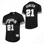 Maglia Manica Corta San Antonio Spurs Tim Duncan No 21 Nero