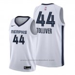 Maglia Memphis Grizzlies Anthony Tolliver #44 Association 2020 Bianco