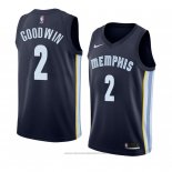 Maglia Memphis Grizzlies Brandon Goodwin #2 Icon 2018 Blu