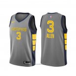 Maglia Memphis Grizzlies Grayson Allen #3 Citta Grigio