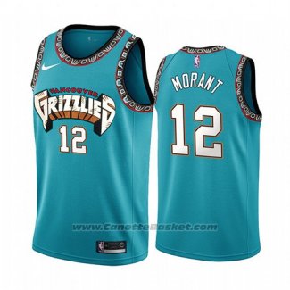 Maglia Memphis Grizzlies Ja Morant 25th #12 Classic Verde