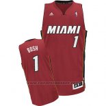 Maglia Miami Heat Chris Bosh #1 Rosso