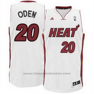 Maglia Miami Heat Greg Oden #20 Bianco