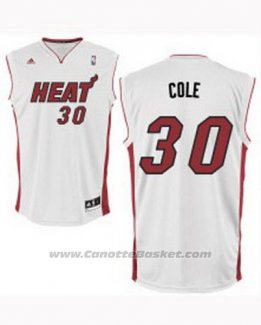 Maglia Miami Heat Norris Cole #30 Bianco