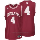 Maglia NCAA Indiana Hoosiers Victor Oladipo #4 Rosso