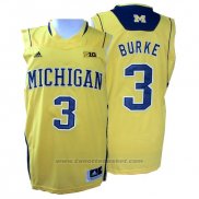 Maglia NCAA Michigan State Spartans Trey Burke #3 Giallo