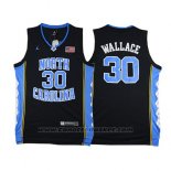 Maglia NCAA North Carolina Tar Heels Rasheed Wallace #30 Nero