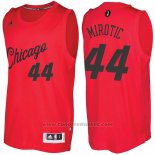 Maglia Natale 2016 Chicago Bulls Nikola Mirotic #44 Rosso