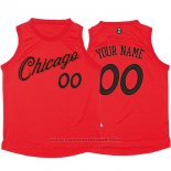 Maglia Natale 2016 Chicago Bulls Personalizzate Rosso