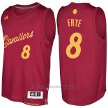 Maglia Natale 2016 Cleveland Cavaliers Channing Frye #8 Rosso