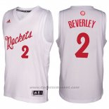 Maglia Natale 2016 Houston Rockets Patrick Beverley #2 Bianco