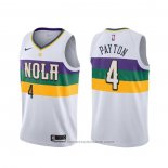 Maglia New Orleans Pelicans Elfrid Payton #4 Citta Bianco