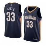 Maglia New Orleans Pelicans Garlon Verde #33 Icon 2018 Blu