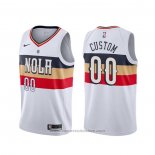 Maglia New Orleans Pelicans Personalizzate Earned Bianco