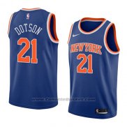 Maglia New York Knicks Damyean Dotson #21 Icon 2018 Blu
