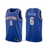 Maglia New York Knicks Elfrid Payton #6 Statement 2019-20 Blu