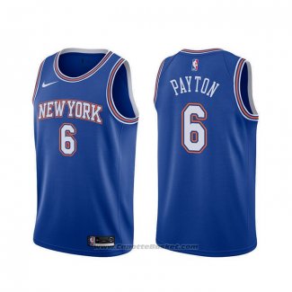 Maglia New York Knicks Elfrid Payton #6 Statement 2019-20 Blu