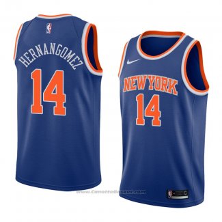 Maglia New York Knicks Willy Hernangomez #14 Icon 2018 Blu