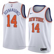 Maglia New York Knicks Willy Hernangomez #14 Statement 2018 Bianco