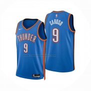 Maglia Oklahoma City Thunder Alex Caruso No 9 Icon 2025-26 Blu