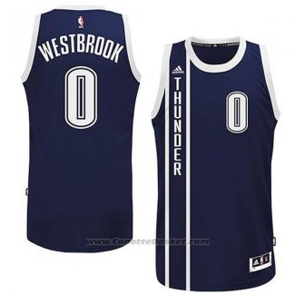 Maglia Oklahoma City Thunder Russell Westbrook #0 2014-15 Blu