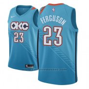 Maglia Oklahoma City Thunder Terrance Ferguson #23 Citta 2018-19 Blu