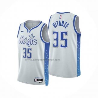 Maglia Orlando Magic Goga Bitadze No 35 Citta 2025-26 Bianco