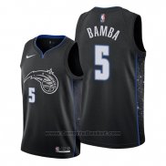 Maglia Orlando Magic Mohamed Bamba #5 Citta Edition Nero