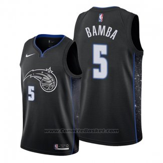 Maglia Orlando Magic Mohamed Bamba #5 Citta Edition Nero