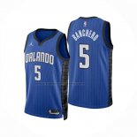 Maglia Orlando Magic Paolo Banchero No 5 Statement 2024-25 Blu