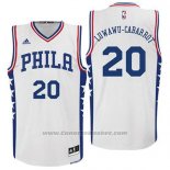 Maglia Philadelphia 76ers Luwawu Cabarrot #20 Bianco