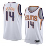 Maglia Phoenix Suns Alec Peters #14 Association 2018 Bianco2