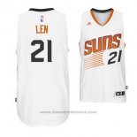 Maglia Phoenix Suns Alex Len #21 Bianco