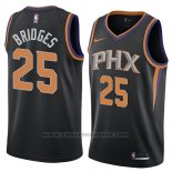 Maglia Phoenix Suns Mikal Bridges #25 Statement 2018 Nero