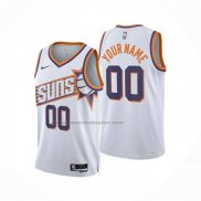 Maglia Phoenix Suns Personalizzate Association 2024-25 Bianco